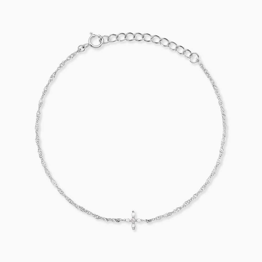 Bracelet Armance Argent Blanc Oxyde De Zirconium - Bracelets fantaisie Femme | Marc Orian