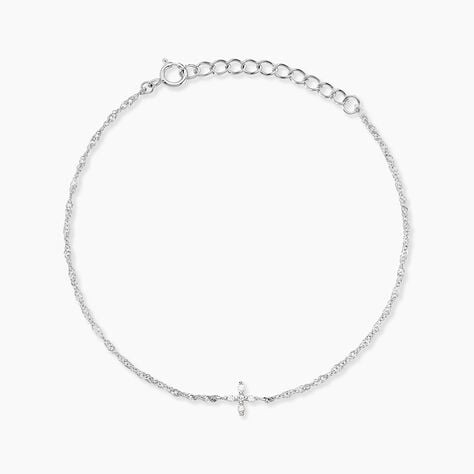 Bracelet Armance Argent Blanc Oxyde De Zirconium - Bracelets fantaisie Femme | Marc Orian