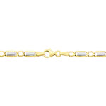 Collier Danae Plaquette Or Bicolore - Chaines Homme | Marc Orian