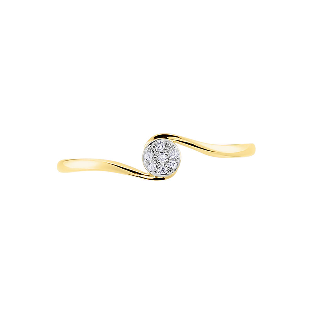 Bague Vreni Or Jaune Diamant - Parures de mariage Femme | Marc Orian