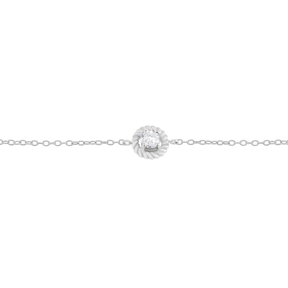 Bracelet Mori Argent Oxyde De Zirconium - Bracelets chaînes Femme | Marc Orian