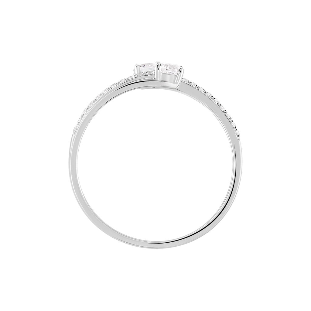 Bague Clarina Or Blanc Oxyde De Zirconium - Bagues Femme | Marc Orian