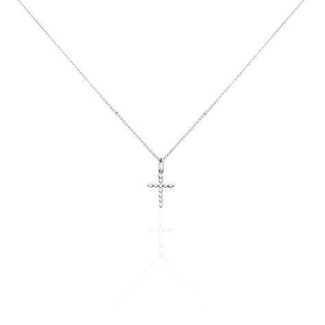 Collier Norine Argent Blanc Oxyde De Zirconium - Colliers Femme | Marc Orian