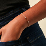 Bracelet Scintillante Plaque Or Jaune Oxyde De Zirconium - Bracelets fantaisie Femme | Marc Orian