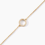 Bracelet Lim Or Jaune Oxyde De Zirconium - Bracelets cha&icirc;nes Femme | Marc Orian