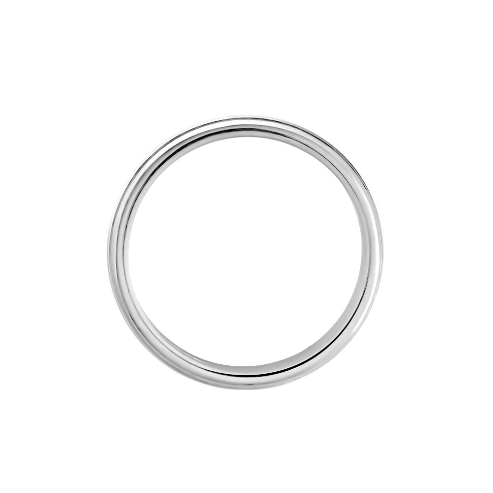 Alliance Argent Blanc Loic - Alliances duo Homme | Marc Orian