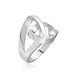 Bague Kim-ly Argent Blanc - Bagues grosses Femme | Marc Orian