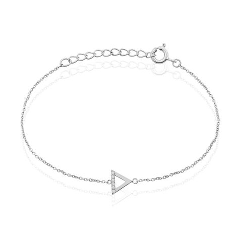 Bracelet Anna Argent Blanc Oxyde De Zirconium - Bracelets chaînes Femme | Marc Orian