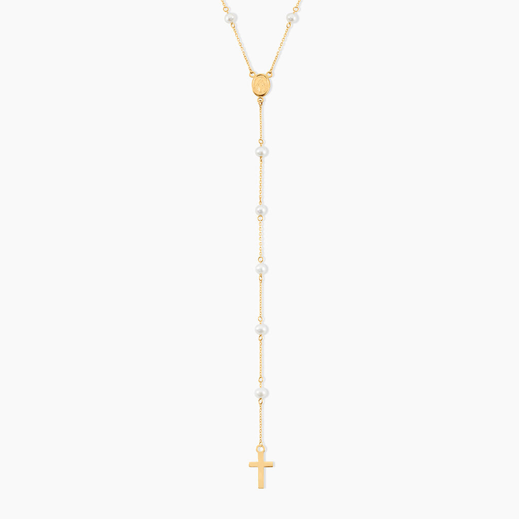 Collier Vesta Or Jaune Perle De Culture - Colliers avec pierres Femme | Marc Orian