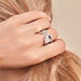 Bague Two Argent Blanc - Bagues grosses Famille | Marc Orian