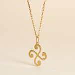 Pendentif Cobeia Croix Basque Or Jaune - Pendentifs Famille | Marc Orian