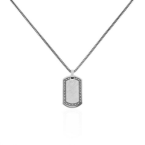 Collier Joan Acier Gris - Colliers Homme | Marc Orian