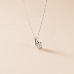 Collier Kate Or Blanc Diamant - Colliers avec pierres Femme | Marc Orian