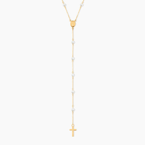 Collier Vesta Or Jaune Perle De Culture - Colliers avec pierres Femme | Marc Orian