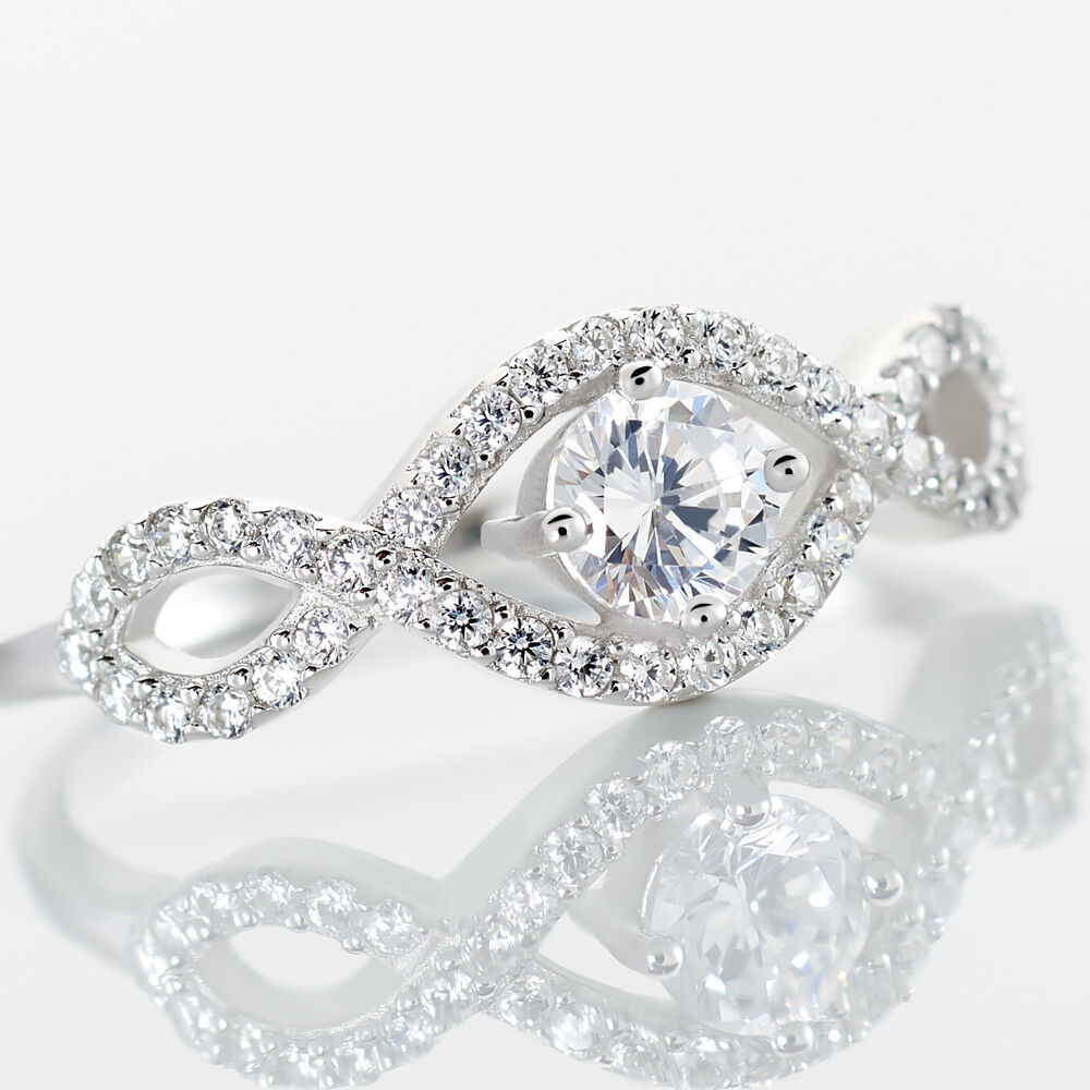 Bague Argent Katerina Oxydes De Zirconium - Solitaires Femme | Marc Orian