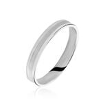 Alliance Juni Or Blanc Diamant - Alliances duo Unisex | Marc Orian