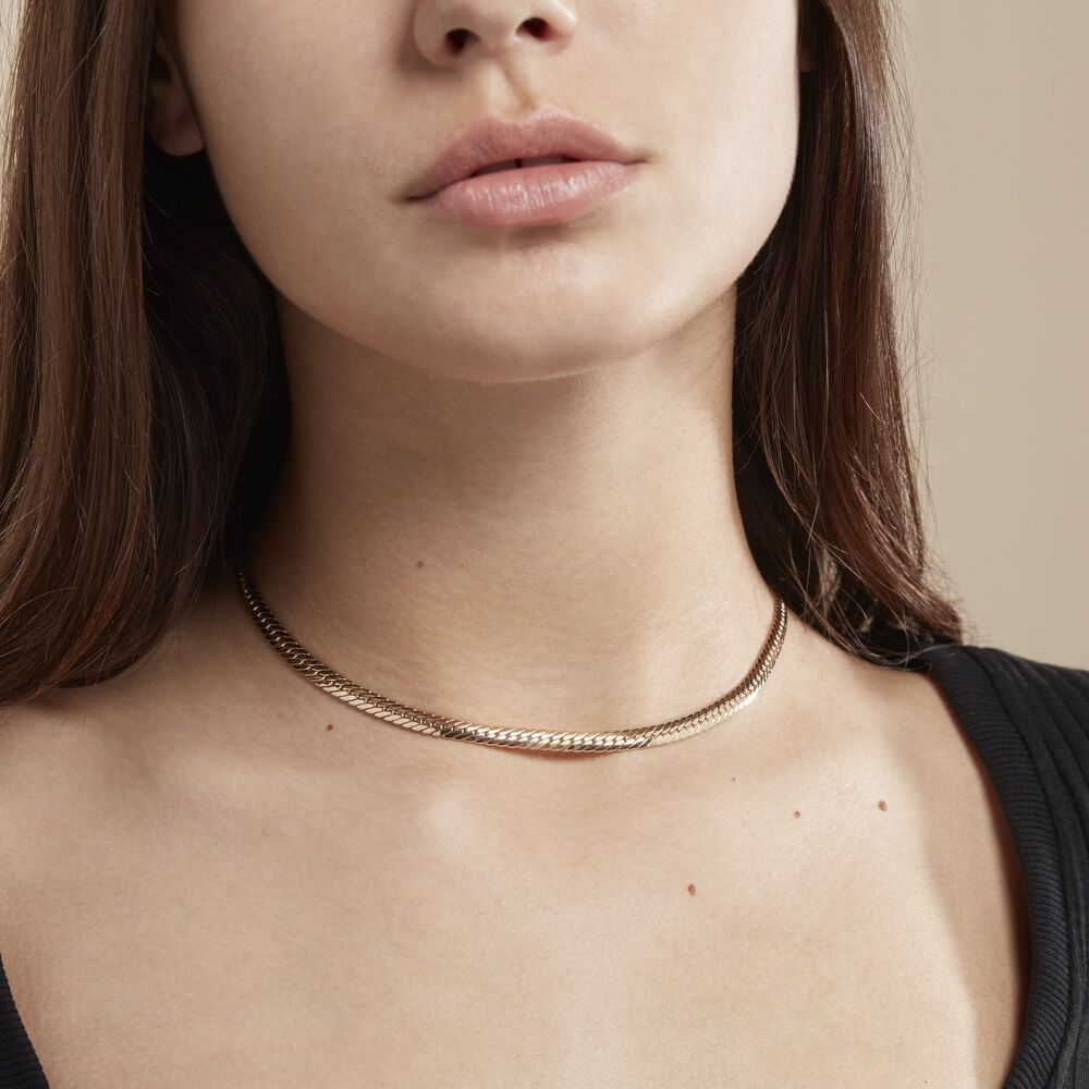 Collier Messaline Plaqué Or Jaune - Chaines Femme | Marc Orian