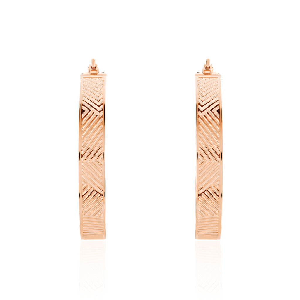 Cr&eacute;oles Sirine Acier Rose - Cr&eacute;oles Femme | Marc Orian