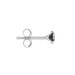 Boucle D'oreille Puce Unitaire Niels Argent Blanc Oxyde De Zirconium - Puces Homme | Marc Orian