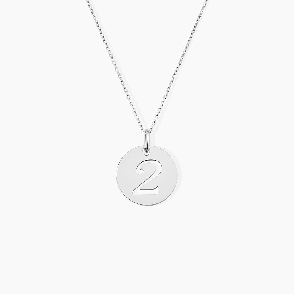 Pendentif Efiso Argent Blanc - Bijoux fantaisie Famille | Marc Orian