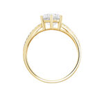 Bague Solitaire Alexendra Or Jaune Oxyde De Zirconium - Solitaires Femme | Marc Orian