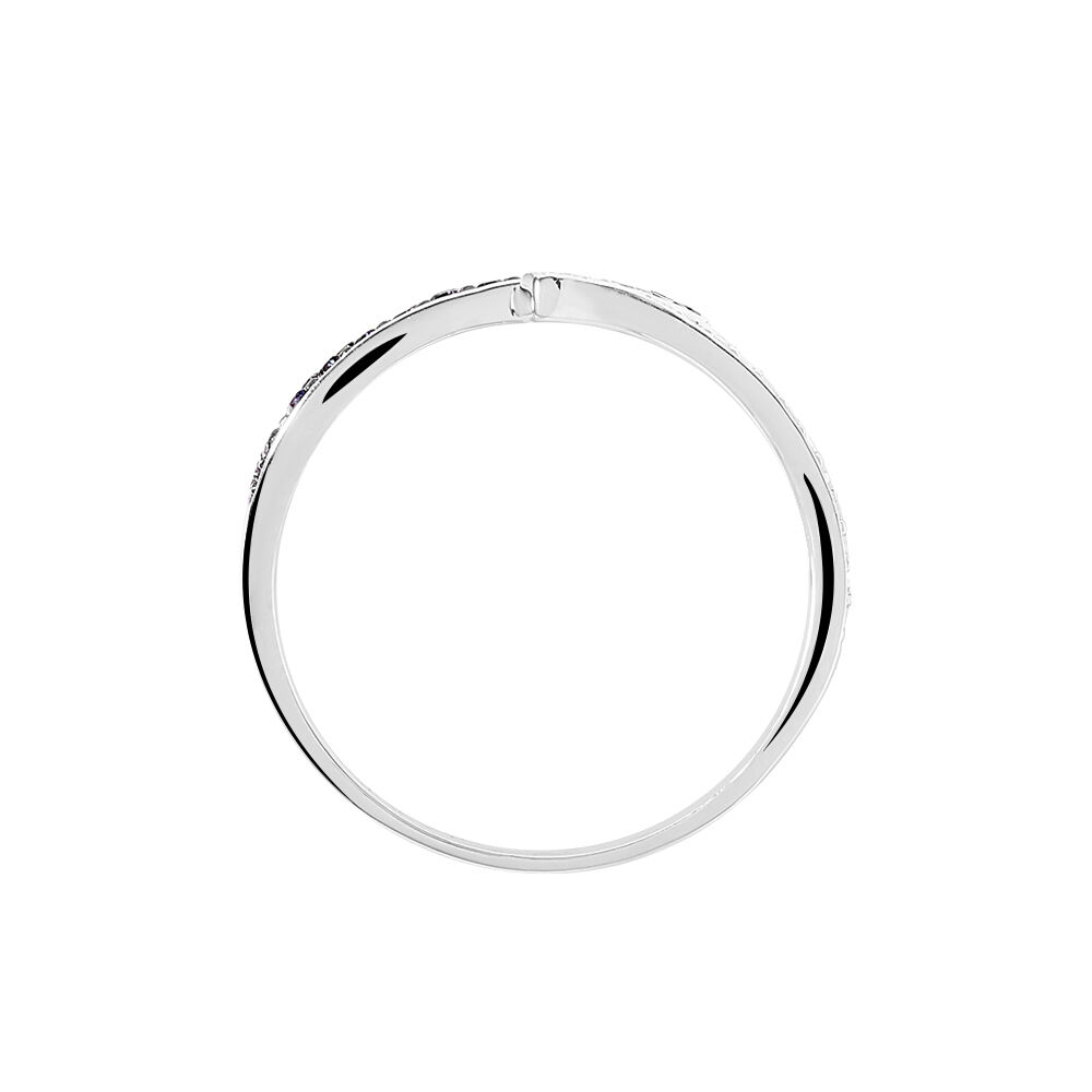 Bague Amelie Or Blanc Saphir Et Diamant - Bagues vintage Femme | Marc Orian