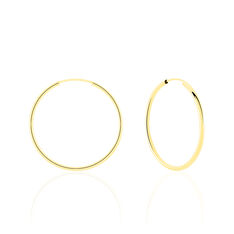 Créoles Dominae Or Jaune - Boucles d'oreilles Créoles Femme | Marc Orian