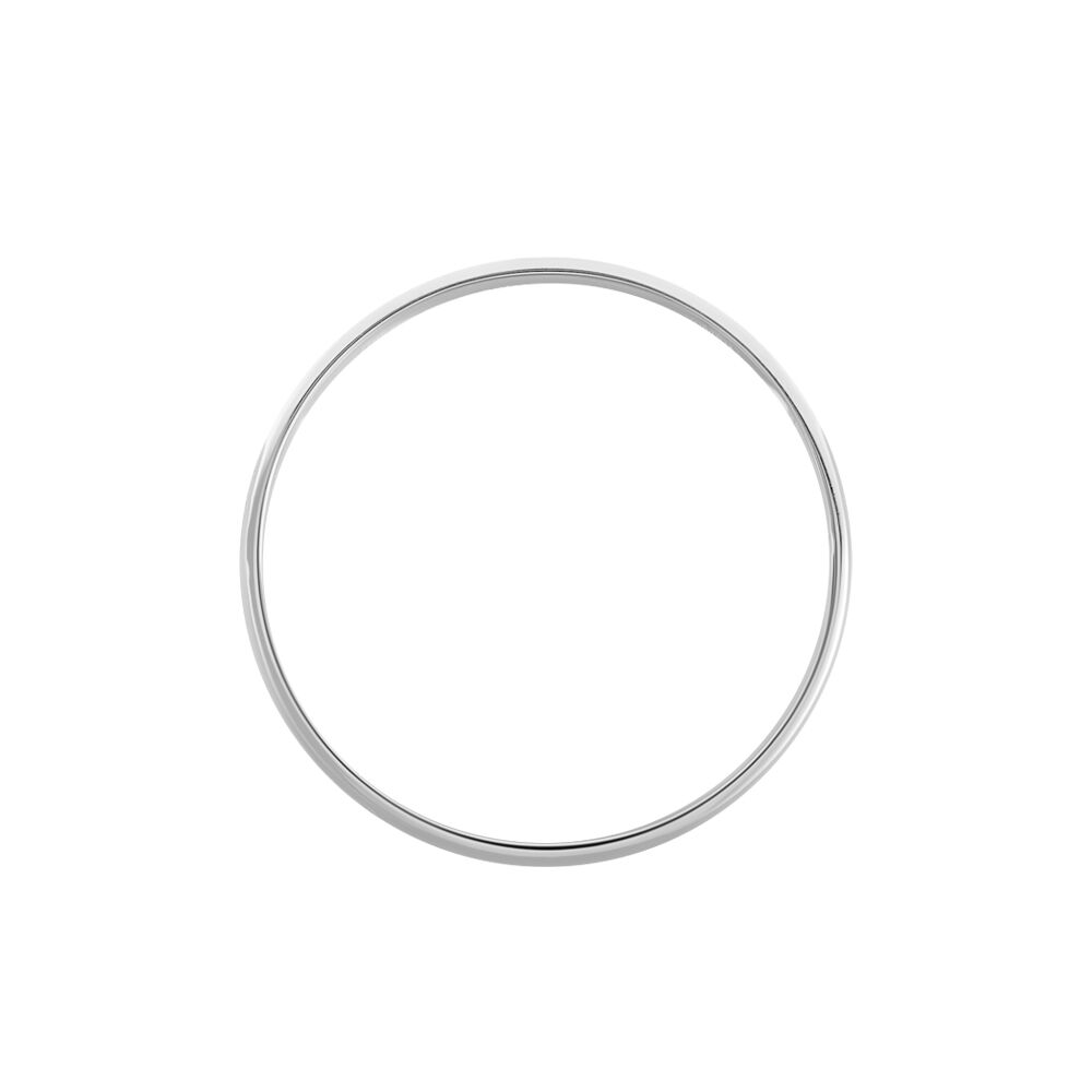 Alliance Julie Ruban Classique Platine Blanc - Alliances duo Famille | Marc Orian