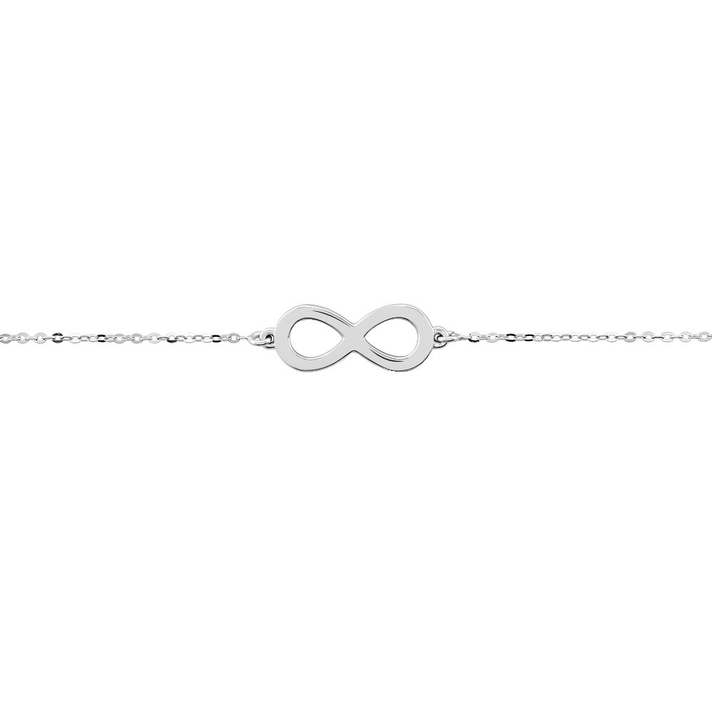 Bracelet Maryeme Infini Selectra Or Blanc - Bracelets chaînes Femme | Marc Orian