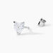 Boucles D'oreilles Puces Argent Blanc Schull Oxydes De Zirconium - Puces Femme | Marc Orian