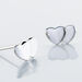 Boucles D'oreilles Puces Collinette Argent Blanc - Puces Femme | Marc Orian