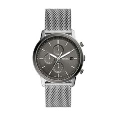 Montre Fossil Minimalist Gris - Montres Homme | Marc Orian