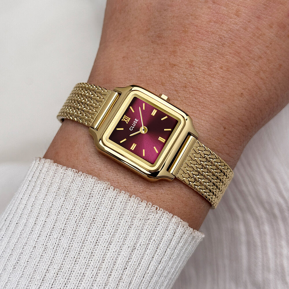 Montre Cluse Gracieuse Mini Bordeaux - Montres &eacute;tanches Femme | Marc Orian