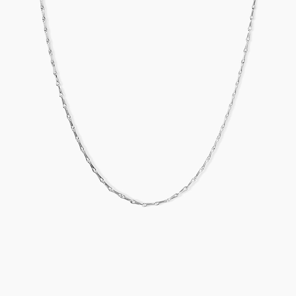 Chaine Ylsa Argent Blanc - Colliers fantaisie Femme | Marc Orian