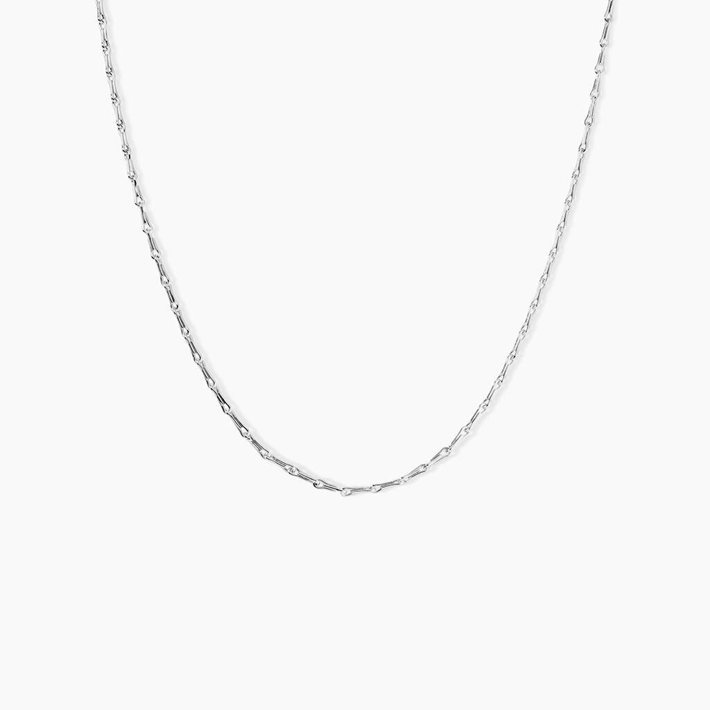 Chaine Ylsa Argent Blanc - Colliers fantaisie Femme | Marc Orian