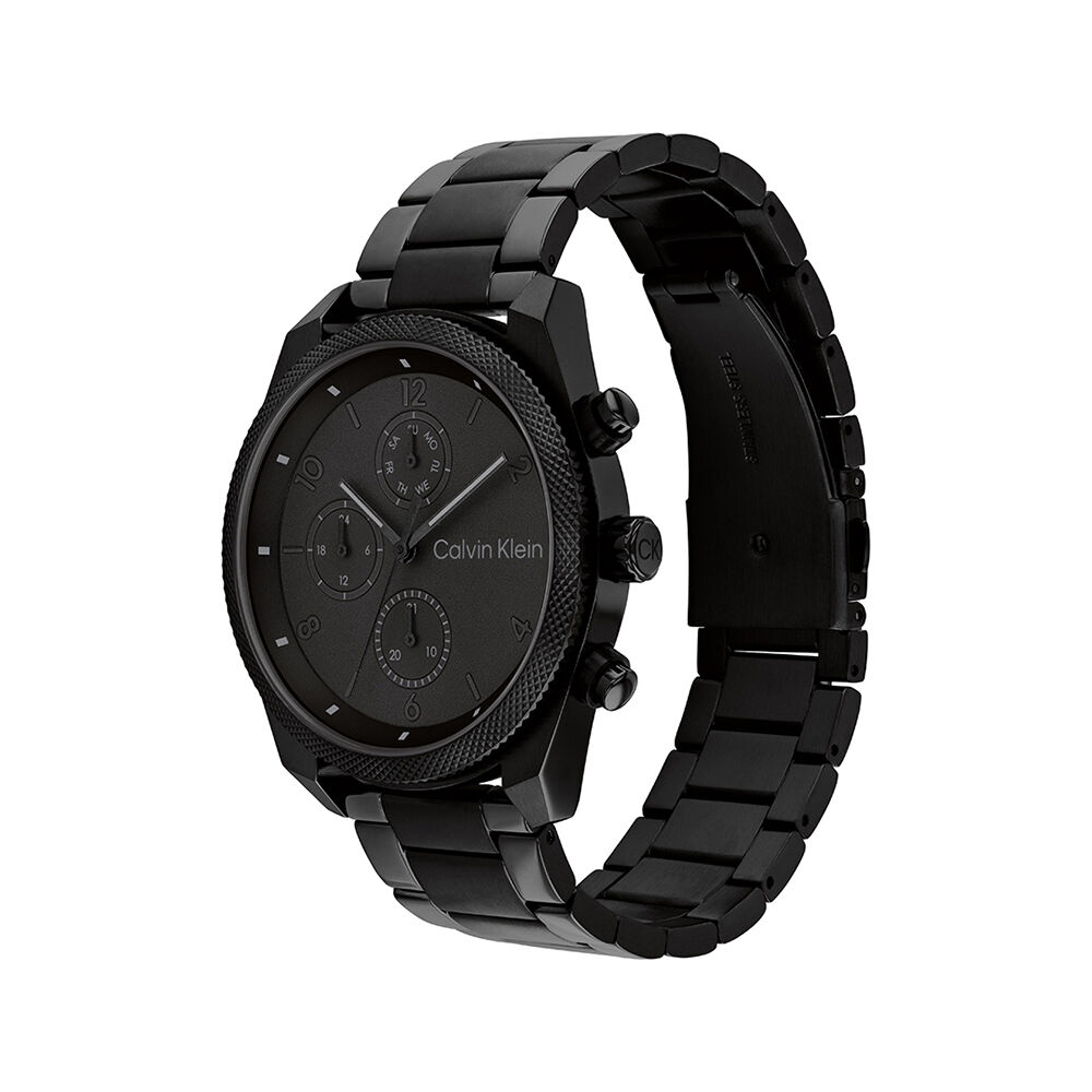 Montre Calvin Klein Impact Multifonctions Noir - Montres &eacute;tanches Homme | Marc Orian