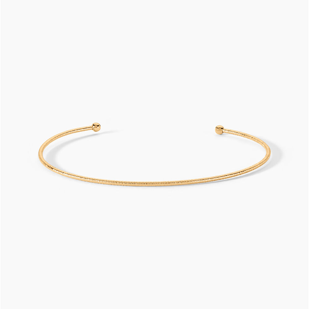 Bracelet Jonc Intertwined Plaqué Or Jaune - Bracelets joncs Femme | Marc Orian