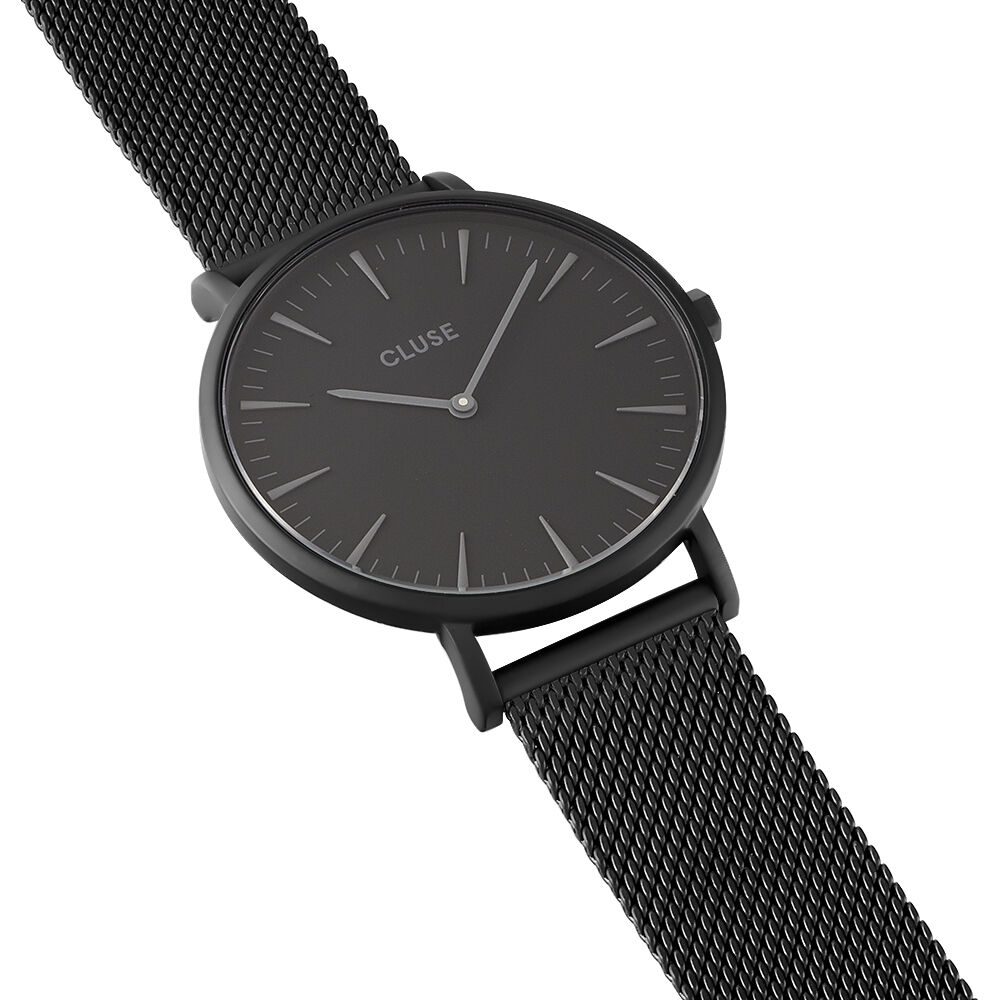 Cluse montre noire clearance