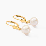 Boucles D'oreilles Pendantes Cecilius Or Jaune Perle De Culture - Boucles d'oreilles mariage Femme | Marc Orian