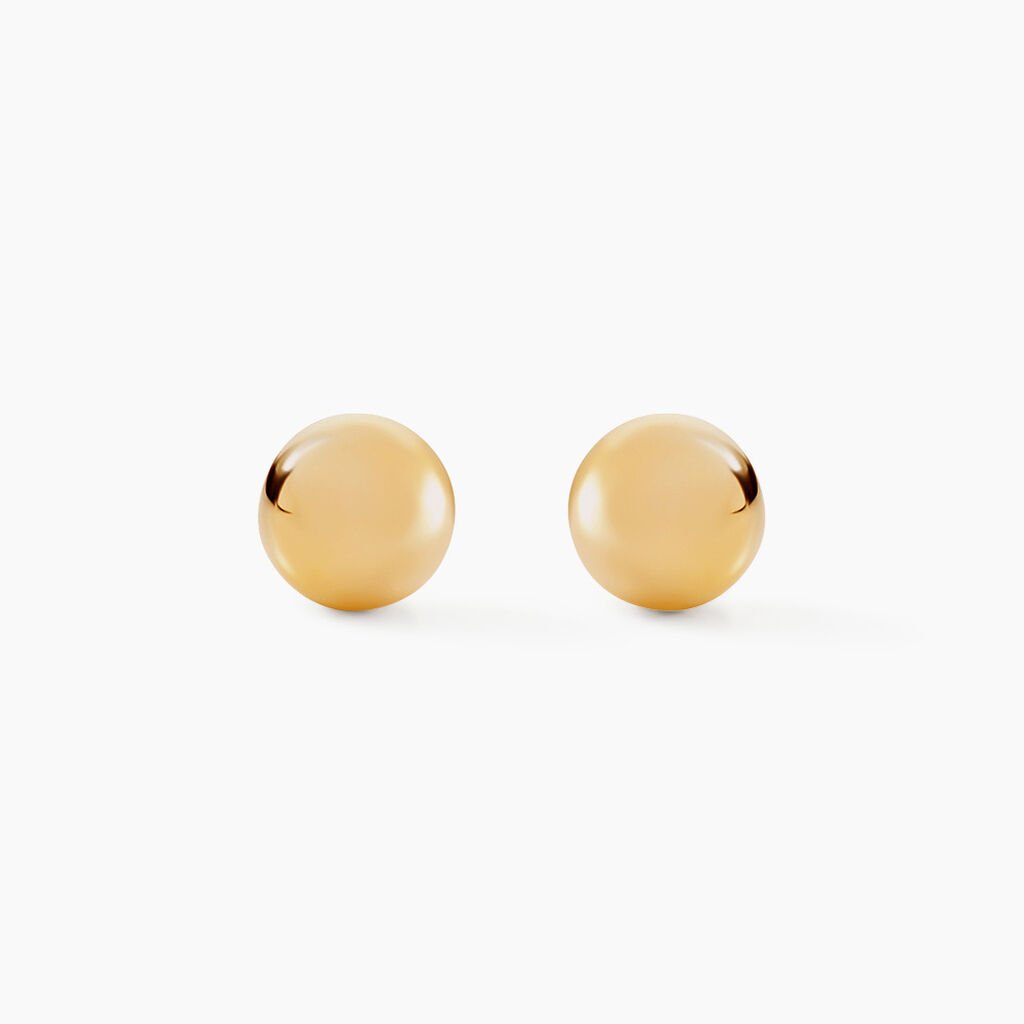 Boucles D'oreilles Puces Fidelia Or Jaune - Puces Famille | Marc Orian