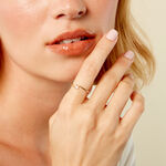 Bague Serenya  Or Jaune Diamant Synth&eacute;tique - Solitaires Femme | Marc Orian