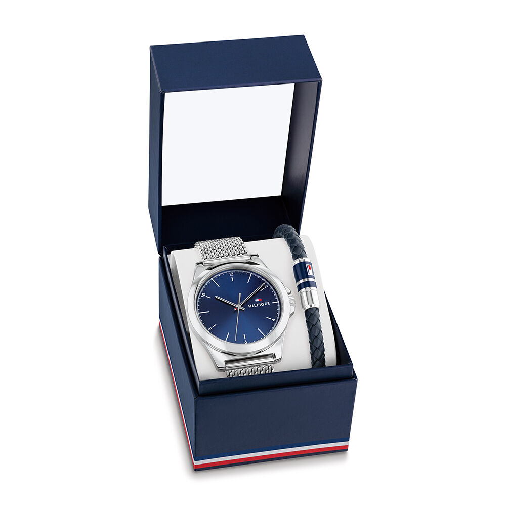 Coffret De Montre Tommy Hilfiger Norris Bleu - Montres étanches Homme | Marc Orian