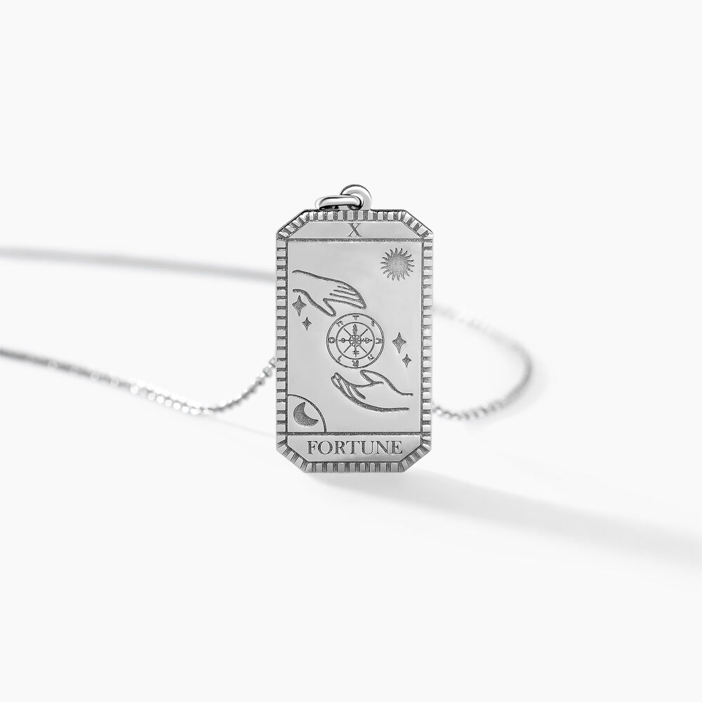 Collier Arcane Argent Blanc - Colliers Homme | Marc Orian