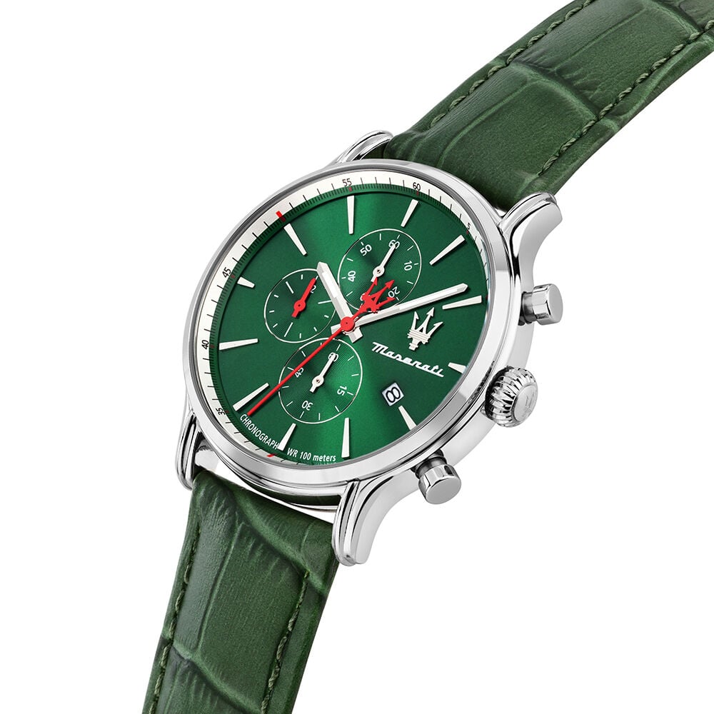 Montre Maserati Epoca Slim Vert - Montres chronographes Homme | Marc Orian