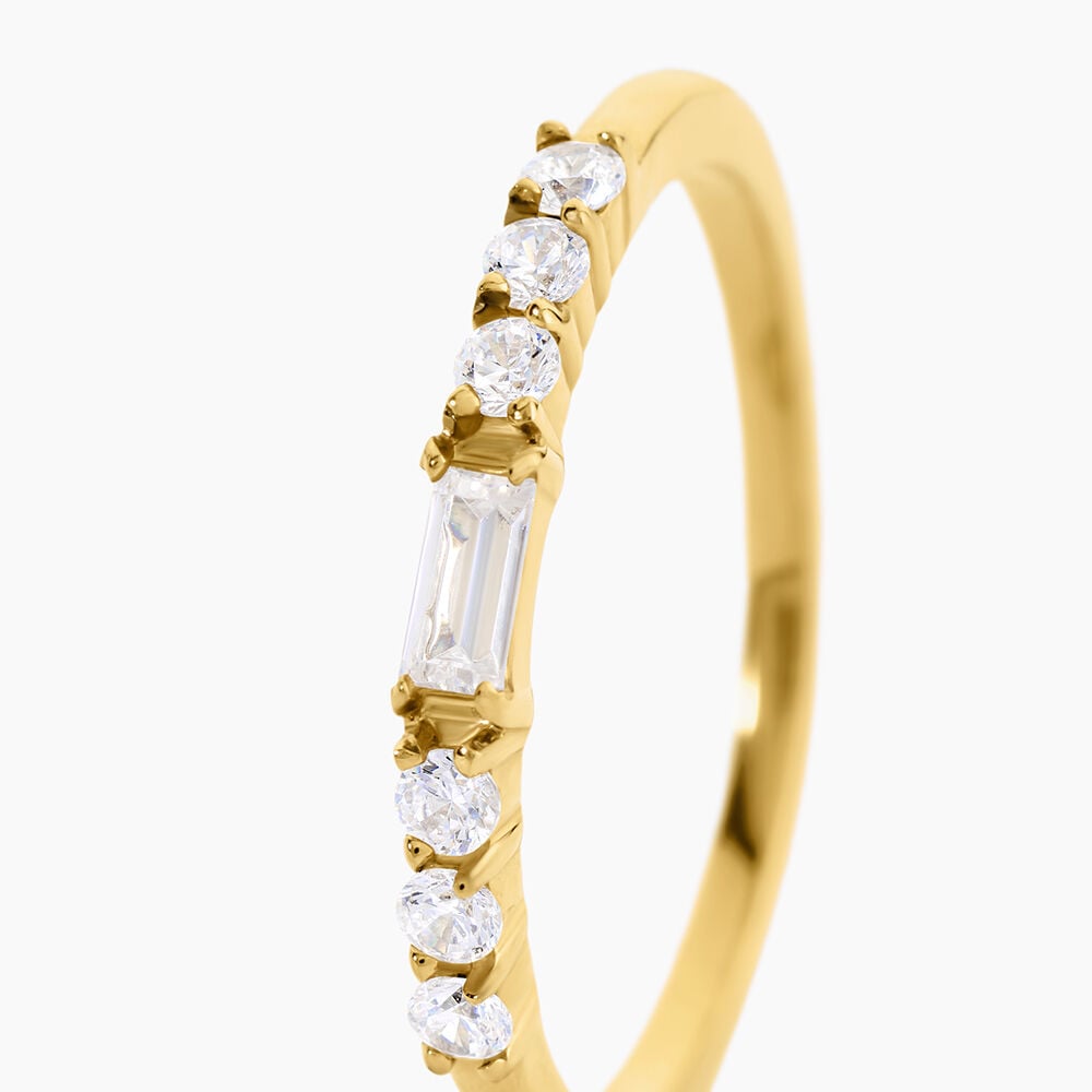 Bague Andreane Acier Jaune Oxyde De Zirconium - Bijoux fantaisie Femme | Marc Orian