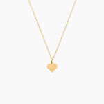 Pendentif Eudocie Coeur Message Or Jaune - Pendentifs Femme | Marc Orian