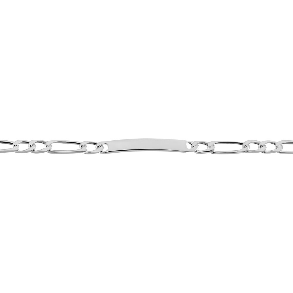 Bracelet Identité Mathea Argent Blanc - Gourmettes Femme | Marc Orian