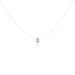 Collier Nylon Argent Blanc Oxyde - Colliers avec pierres Femme | Marc Orian