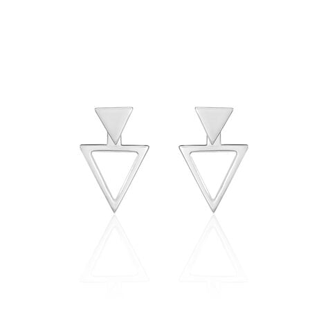 Bijoux D'oreilles Katie Argent Blanc - Piercings d'oreilles Femme | Marc Orian