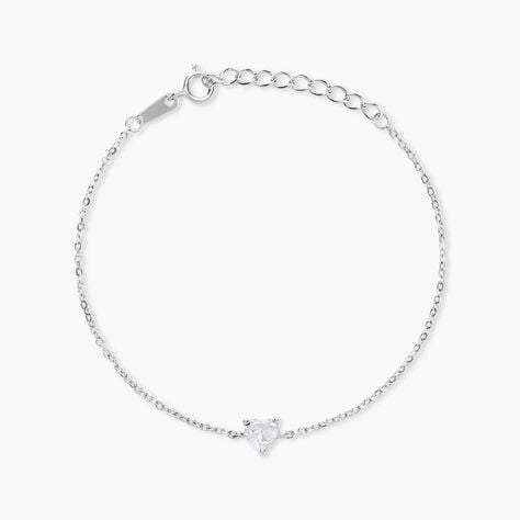 Bracelet Kelvyn Argent Blanc Oxyde De Zirconium - Bracelets fantaisie Femme | Marc Orian